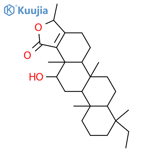 12-Hydroxy-20,24-dimethyl-17-scalaren-25,24-olide; (12β,24R)-form structure