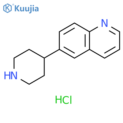 6-(4-piperidyl)quinoline;hydrochloride structure