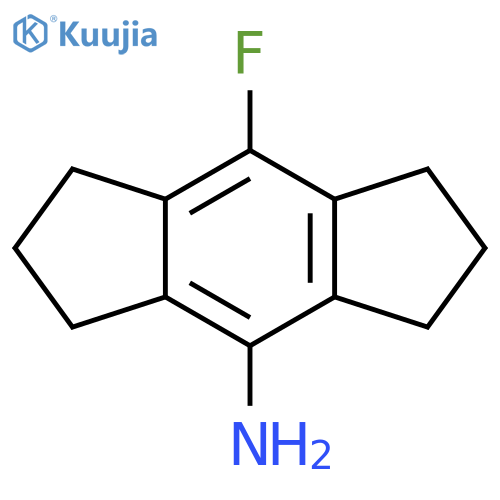 s-Indacen-4-amine, 8-fluoro-1,2,3,5,6,7-hexahydro- structure