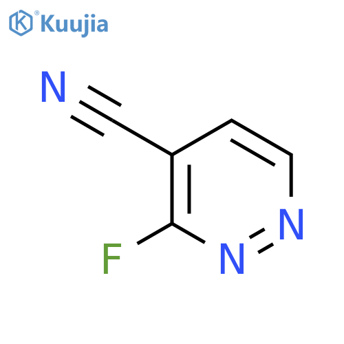 3-Fluoropyridazine-4-carbonitrile structure