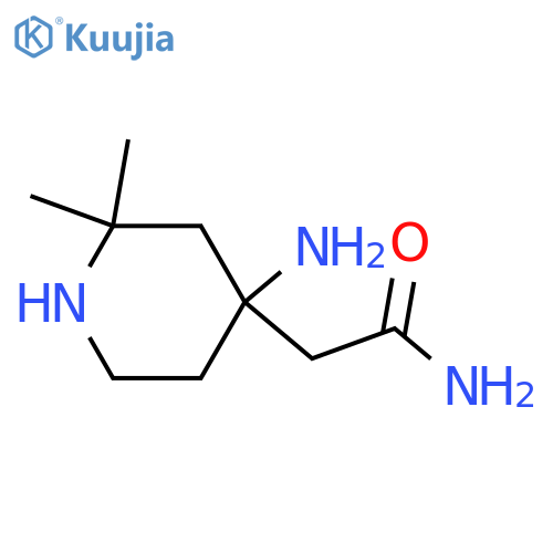 2-(4-amino-2,2-dimethylpiperidin-4-yl)acetamide structure