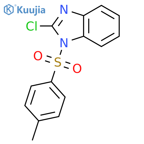 2-Chloro-1-(toluene-4-sulfonyl)-1h-benzoimidazole structure