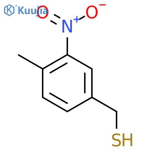 (4-methyl-3-nitrophenyl)methanethiol structure