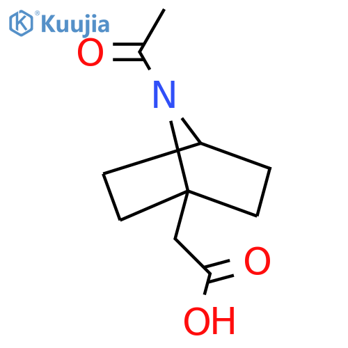2-{7-Acetyl-7-azabicyclo[2.2.1]heptan-1-yl}acetic acid structure
