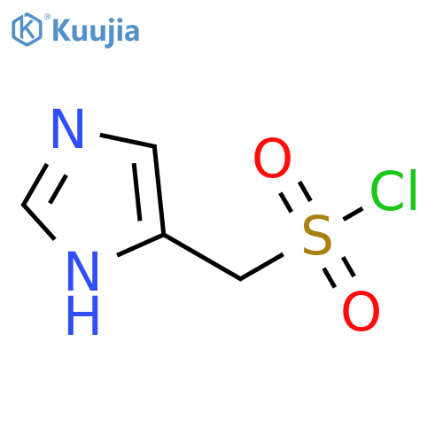 (1H-imidazol-5-yl)methanesulfonyl chloride structure
