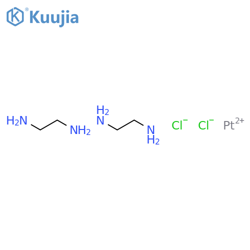 Bis(ethylenediamine)platinum(II) chloride structure