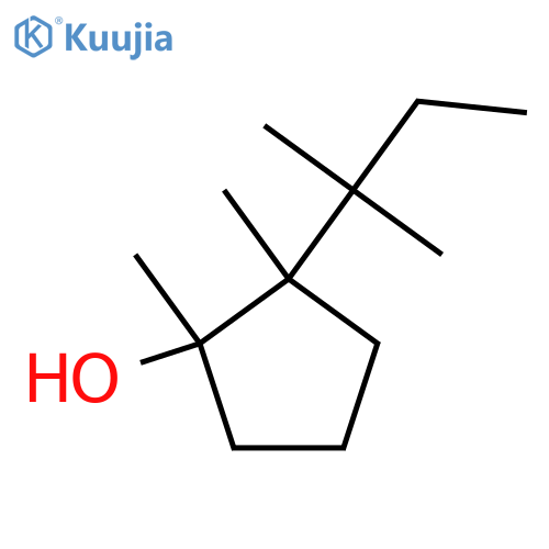 1,2-dimethyl-2-(2-methylbutan-2-yl)cyclopentan-1-ol structure