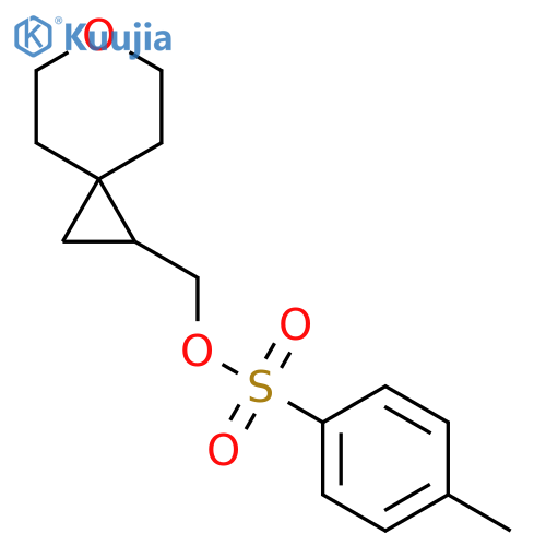 {6-Oxaspiro[2.5]octan-1-yl}methyl 4-methylbenzene-1-sulfonate structure