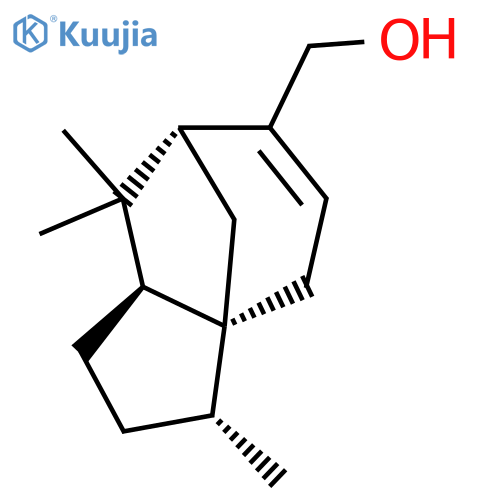 1H-3a,7-Methanoazulene-6-methanol, 2,3,4,7,8,8a-hexahydro-3,8,8-trimethyl-, (3R,3aS,7R,8aS)- structure