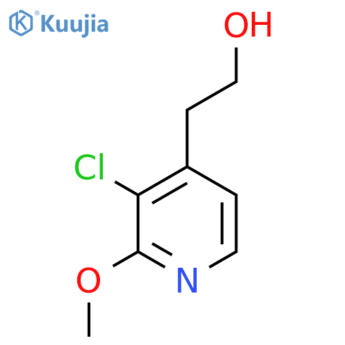 2-(3-chloro-2-methoxypyridin-4-yl)ethan-1-ol structure