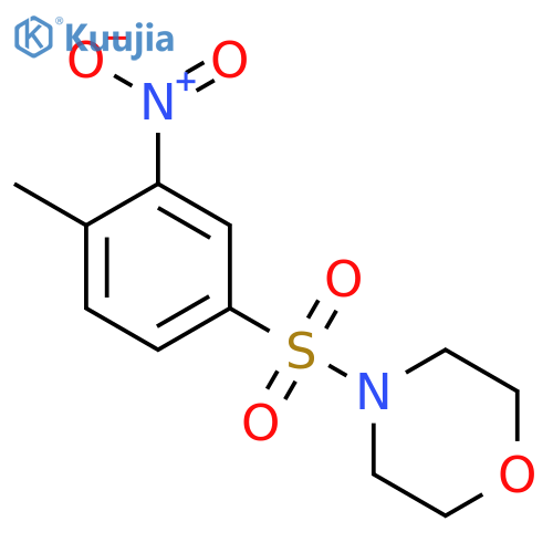 4-(4-methyl-3-nitrobenzenesulfonyl)morpholine structure