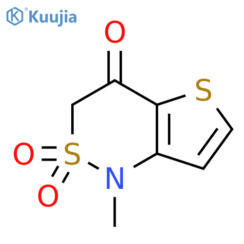 1-methyl-1H-thieno[3,2-c][1,2]thiazin-4(3H)-one 2,2-dioxide structure