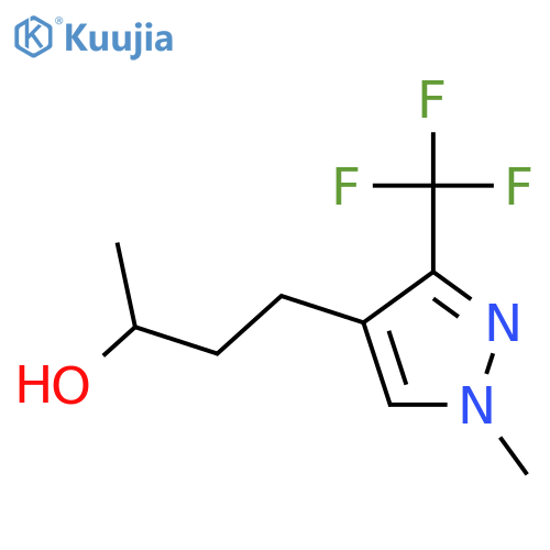 4-1-methyl-3-(trifluoromethyl)-1H-pyrazol-4-ylbutan-2-ol structure