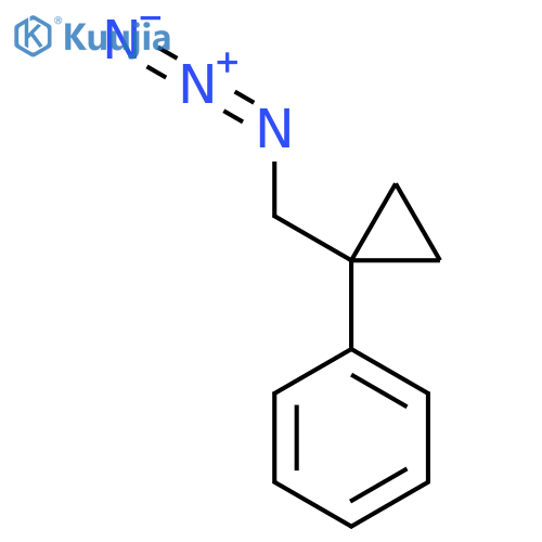 [1-(Azidomethyl)cyclopropyl]benzene structure