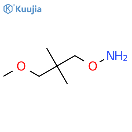 O-(3-methoxy-2,2-dimethylpropyl)hydroxylamine structure