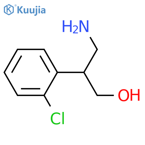 3-amino-2-(2-chlorophenyl)propan-1-ol structure