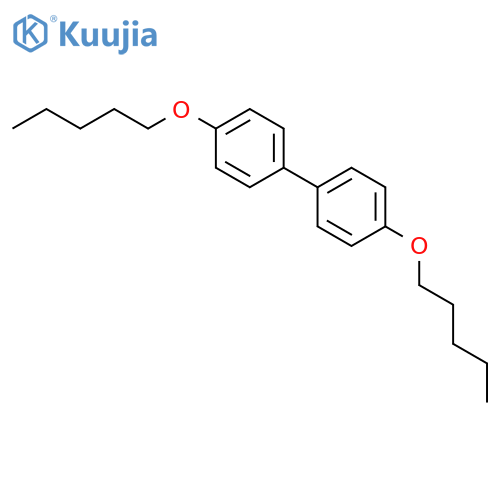 4,4'-Diamyloxybiphenyl structure