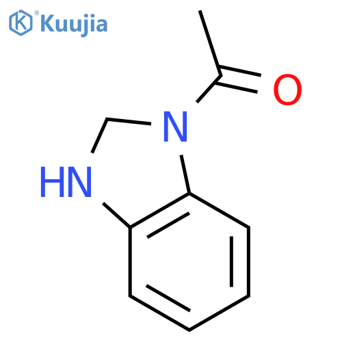 1H-Benzimidazole, 1-acetyl-2,3-dihydro- (9CI) structure