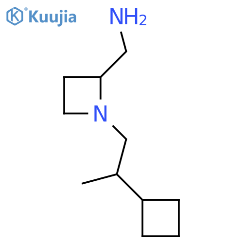 1-(2-cyclobutylpropyl)azetidin-2-ylmethanamine structure