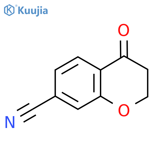 6-Cyano-4-chromanone structure