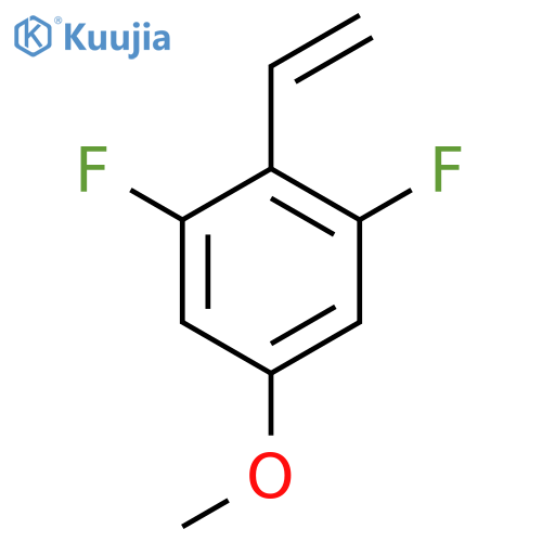 2-ethenyl-1,3-difluoro-5-methoxybenzene structure