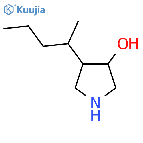 4-(Pentan-2-yl)pyrrolidin-3-ol structure