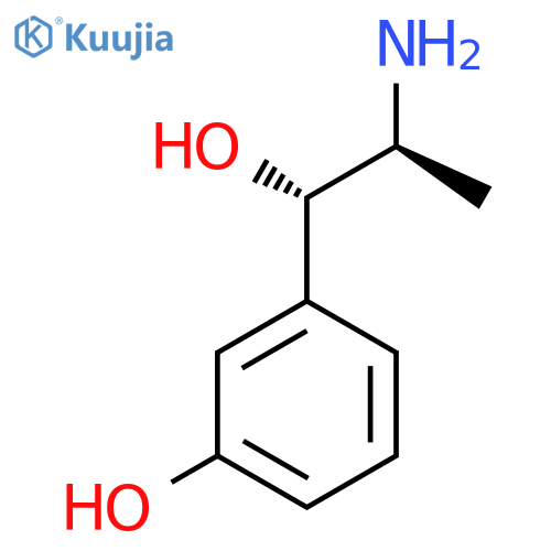 (1S,2S)-1-(m-Hydroxyphenyl)-2-amino-1-propanol structure