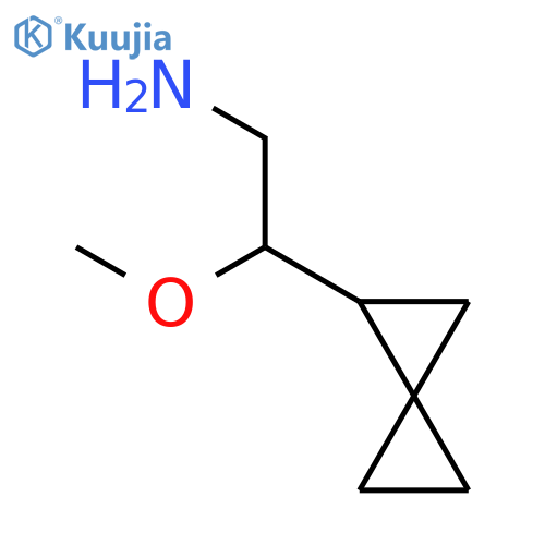 2-methoxy-2-{spiro2.2pentan-1-yl}ethan-1-amine structure