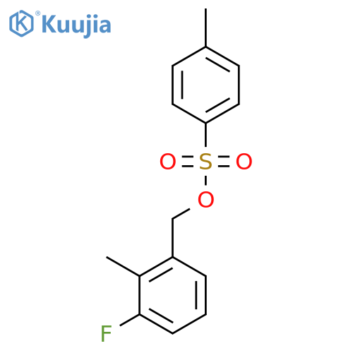 (3-Fluoro-2-methylphenyl)methyl 4-methylbenzene-1-sulfonate structure