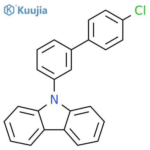 9-(4'-chloro-[1,1'-biphenyl]-3-yl)-9H-carbazole structure