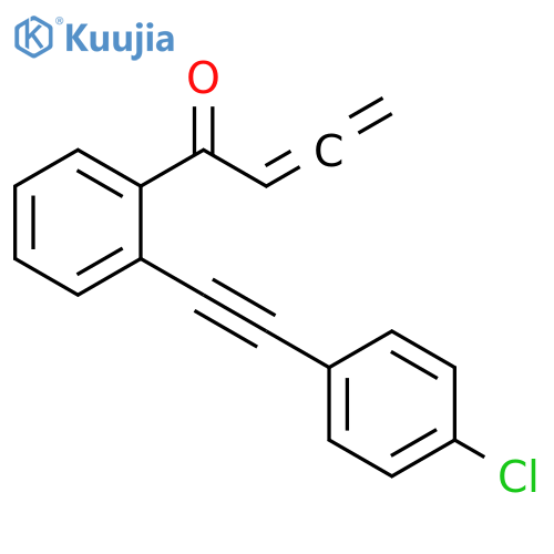 1-[2-[2-(4-Chlorophenyl)ethynyl]phenyl]-2,3-butadien-1-one structure