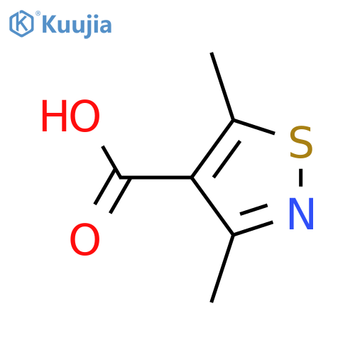 dimethyl-1,2-thiazole-4-carboxylic acid structure