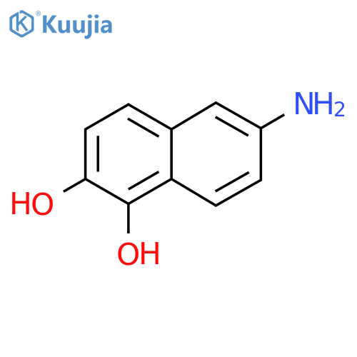 6-aminonaphthalene-1,2-diol structure