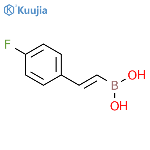 trans-2-(4-Fluorophenyl)vinylboronic Acid structure