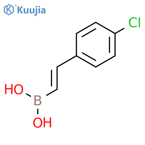 Boronic acid, [2-(4-chlorophenyl)ethenyl]- structure