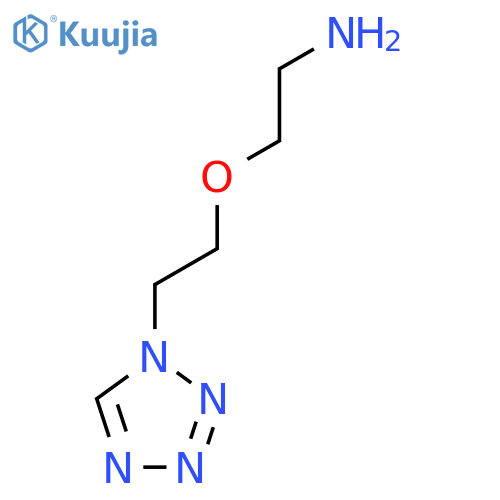 2-2-(1H-1,2,3,4-tetrazol-1-yl)ethoxyethan-1-amine structure