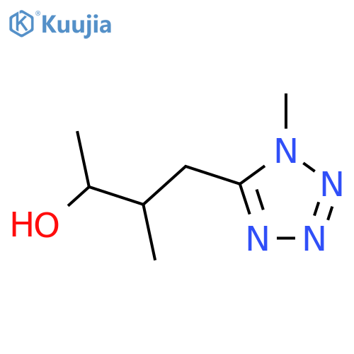 3-methyl-4-(1-methyl-1H-1,2,3,4-tetrazol-5-yl)butan-2-ol structure
