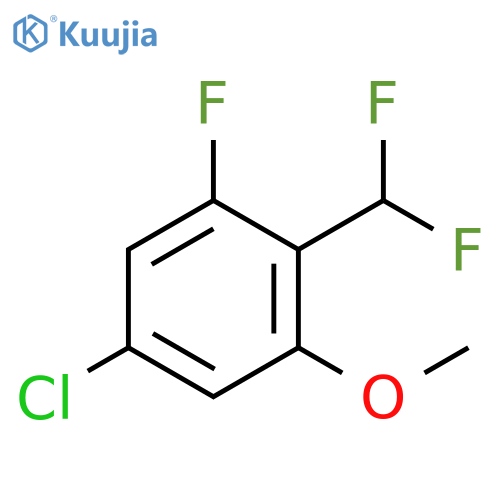 5-Chloro-2-(difluoromethyl)-1-fluoro-3-methoxy-benzene structure