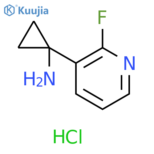 1-(2-Fluoro-3-pyridyl)cyclopropanamine hydrochloride structure