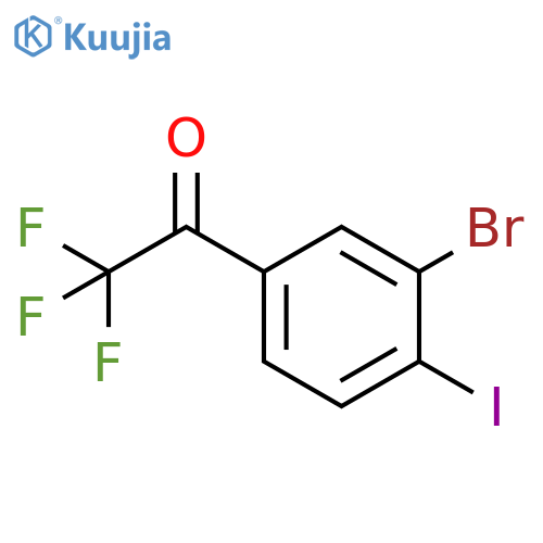 3'-Bromo-4'-iodo-2,2,2-trifluoroacetophenone structure