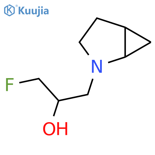 1-{2-azabicyclo3.1.0hexan-2-yl}-3-fluoropropan-2-ol structure