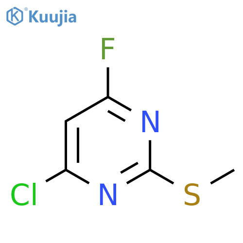 4-Chloro-6-fluoro-2-methylsulfanylpyrimidine structure