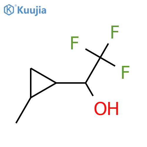 2,2,2-trifluoro-1-(2-methylcyclopropyl)ethan-1-ol structure