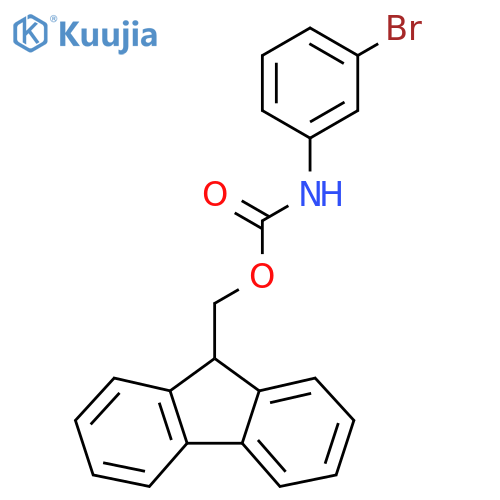 (9H-Fluoren-9-yl)methyl (3-bromophenyl)carbamate structure