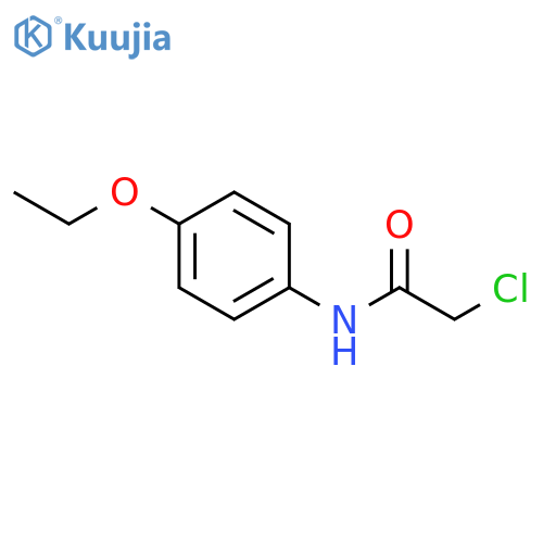 2-Chloro-N-(4-ethoxyphenyl)acetamide structure
