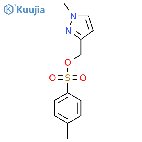 (1-methyl-1H-pyrazol-3-yl)methyl 4-methylbenzene-1-sulfonate structure