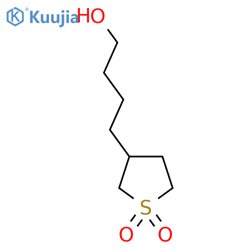 3-(4-hydroxybutyl)-1lambda6-thiolane-1,1-dione structure