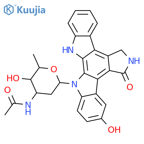Staurosporinone; 3-Hydroxy, N13-(3-acetamido-2,3,6-trideoxy-α-L-ribo-hexopyranosyl) structure