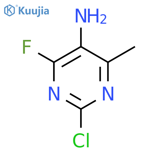 2-chloro-4-fluoro-6-methylpyrimidin-5-amine structure