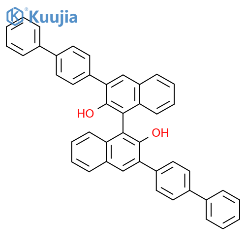 (R)-3,3'-Bis([1,1'-biphenyl]-4-yl)-1,1'-binaphthalene]-2,2'-diol structure